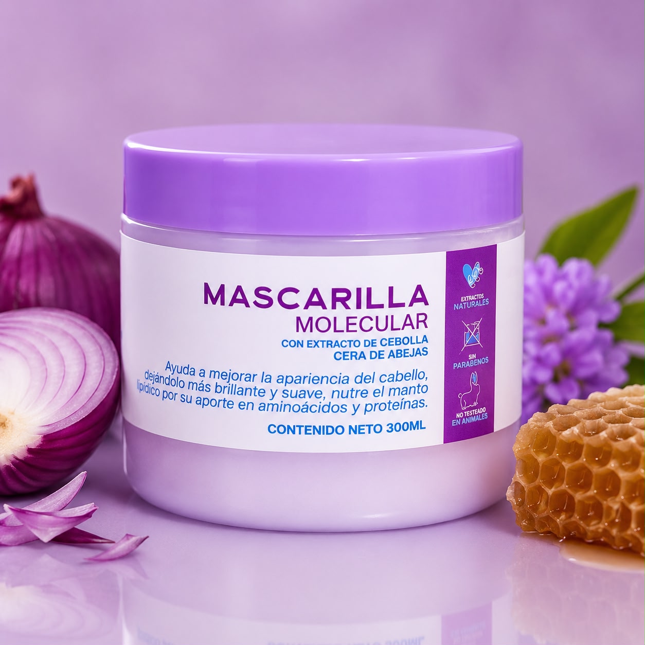 Mascarilla Molecular Cebolla